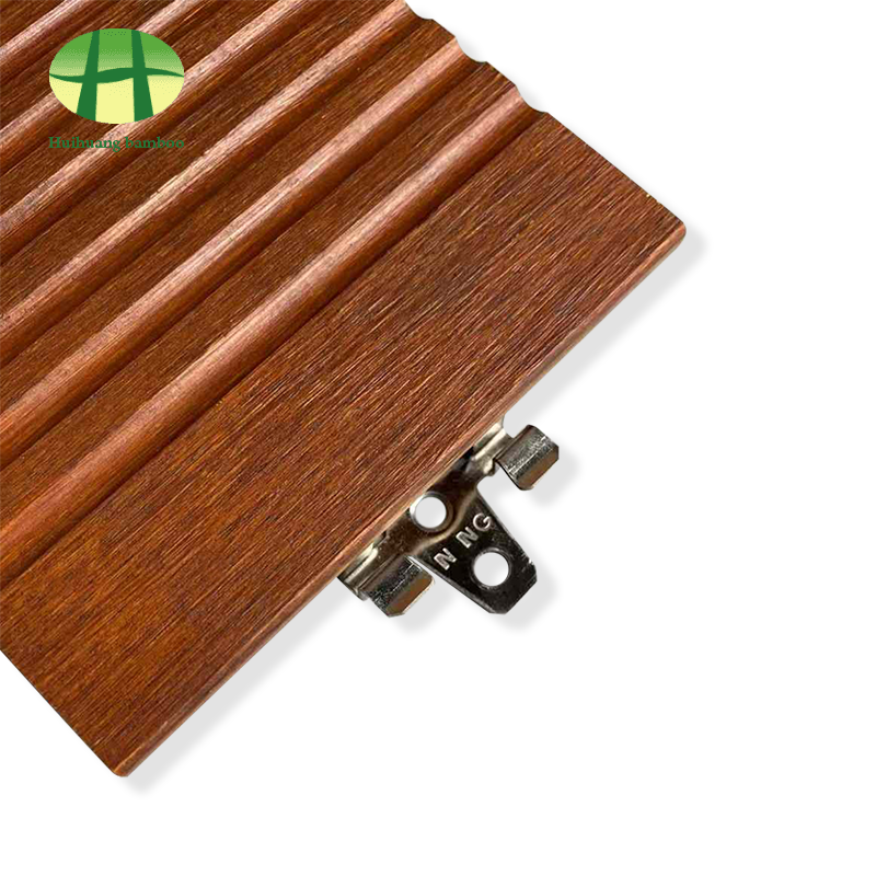 Fastener splicing heavy bamboo flooring
