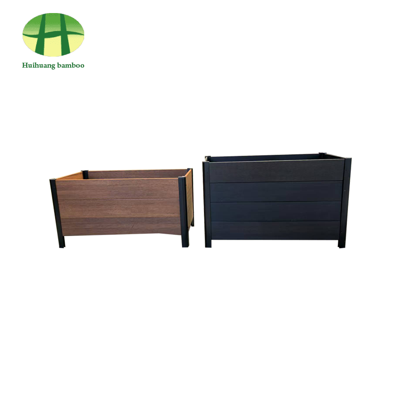 Outdoor weather resistance bamboo planter composite wood planter box