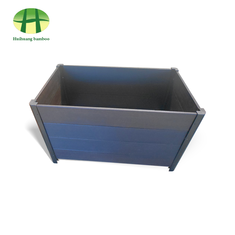 Outdoor weather resistance bamboo planter composite wood planter box