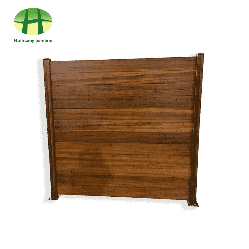 Natural heavy bamboo outdoor fence