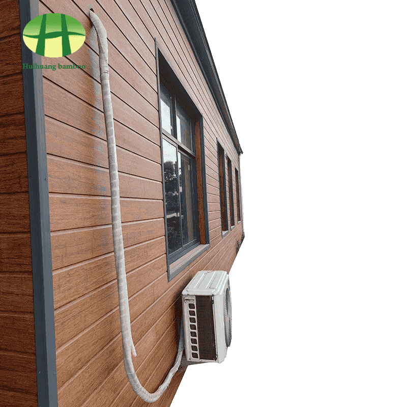Horizontal outdoor heavy bamboo wall panels