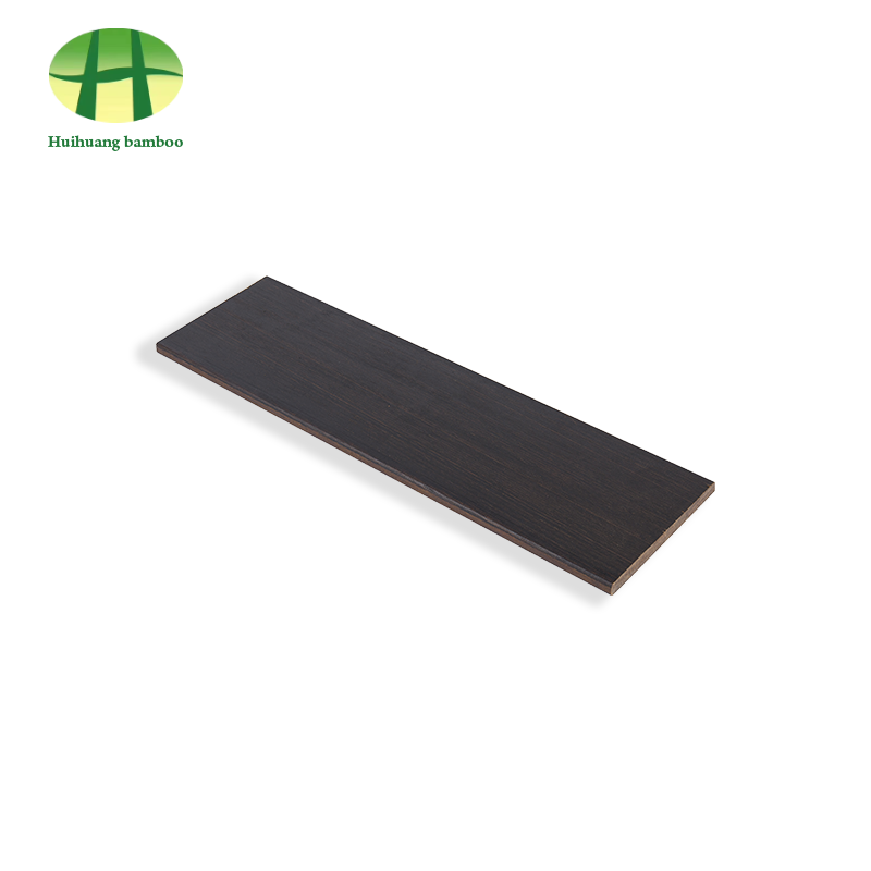 Carbonized heavy bamboo outdoor fence