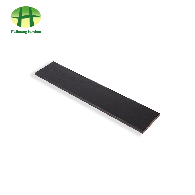 Carbonized heavy bamboo outdoor fence