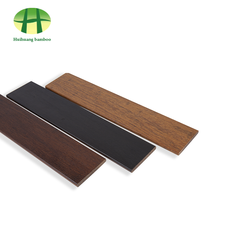 Carbonized heavy bamboo outdoor fence