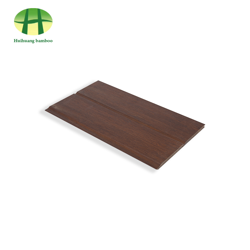 Horizontal outdoor heavy bamboo wall panels