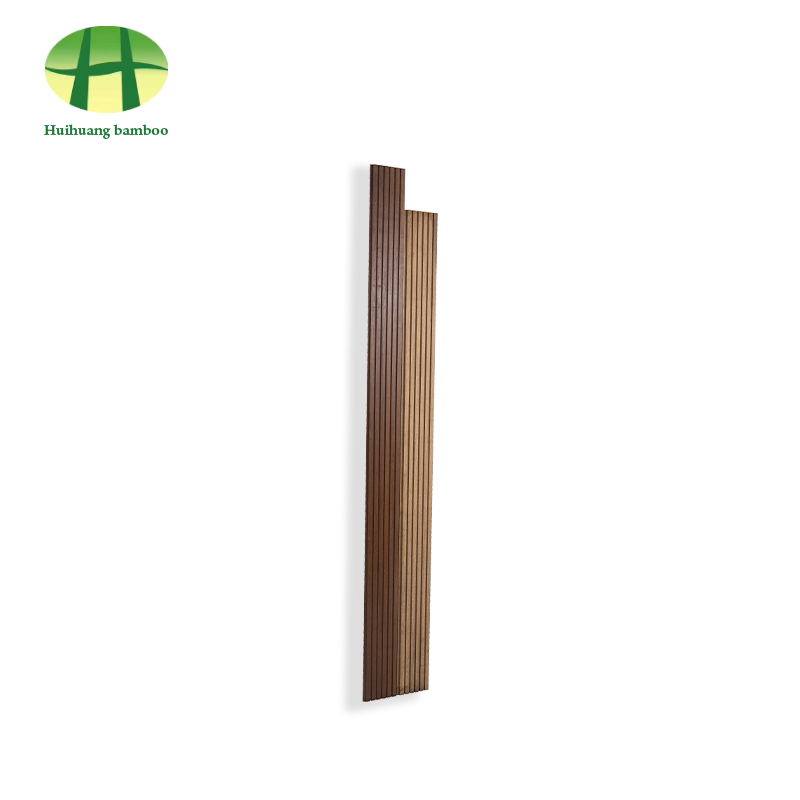 Large groove bamboo flooring