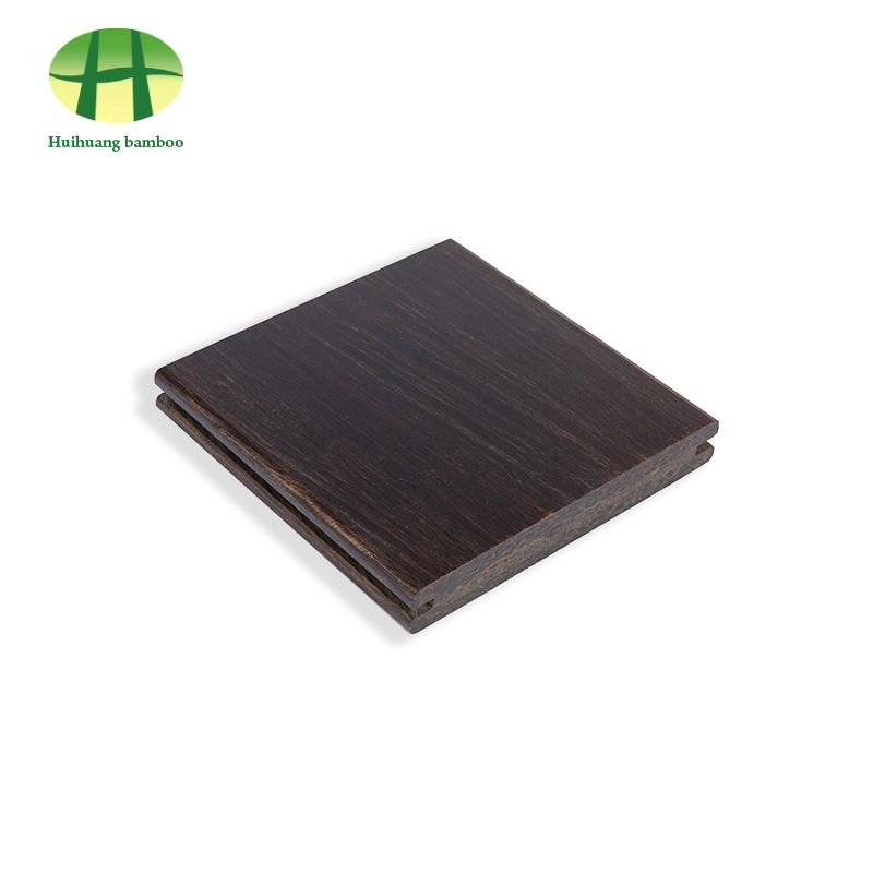 Carbonized color glossy heavy bamboo flooring